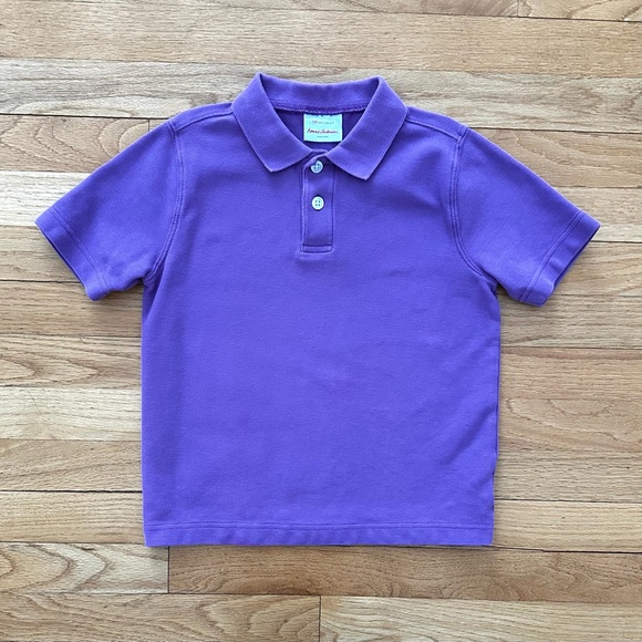Hanna Andersson Purple Polo & Under Armour Black Polo Size 7 - Picture 5 of 8